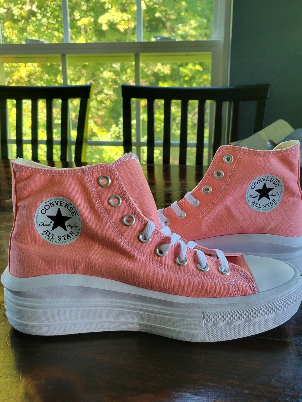 Converse High Top Sneakers in Coral Pink Size US 11 NWT